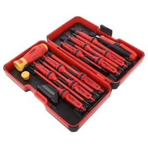 Juego De Desarmadores Aislados 14 Pcs VDE + Llave Para Tablero FELO